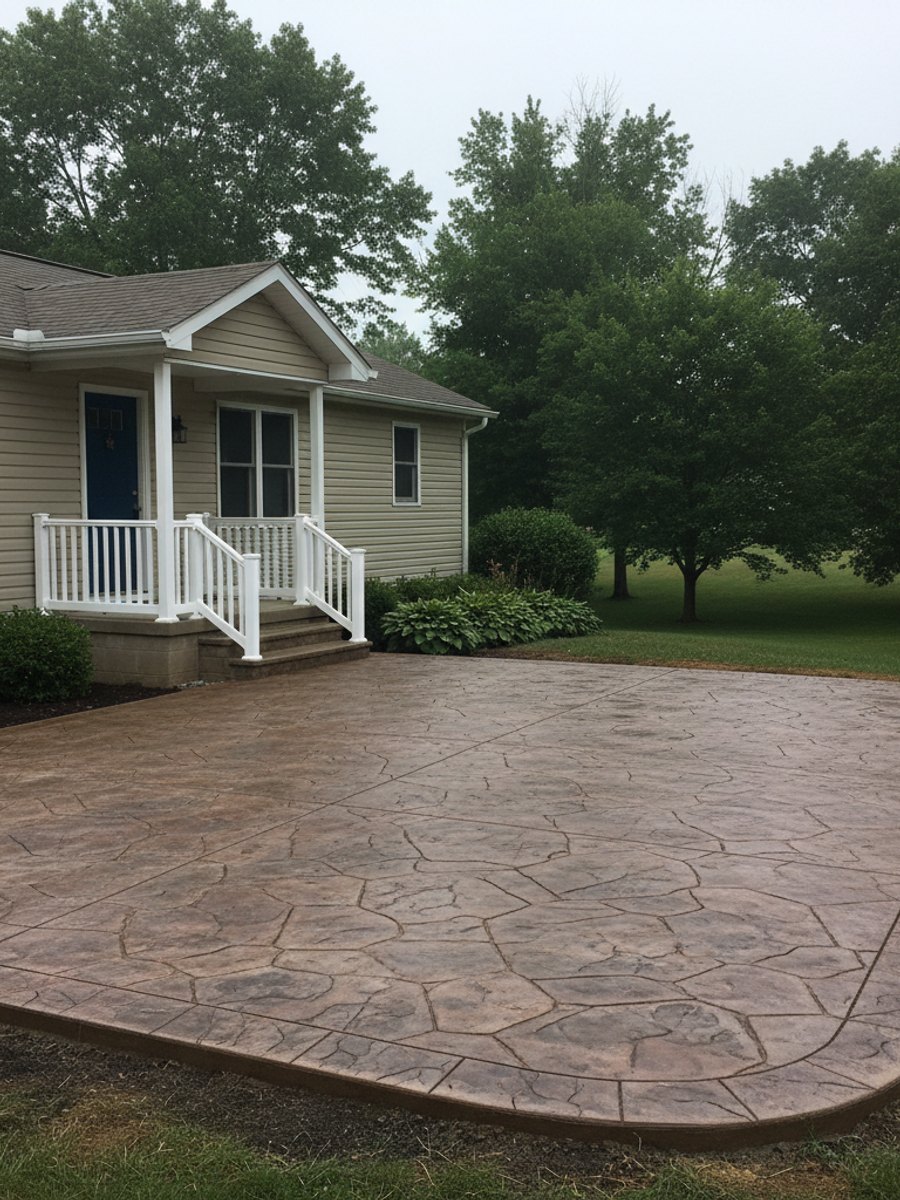 Classic Concrete crew working on a home